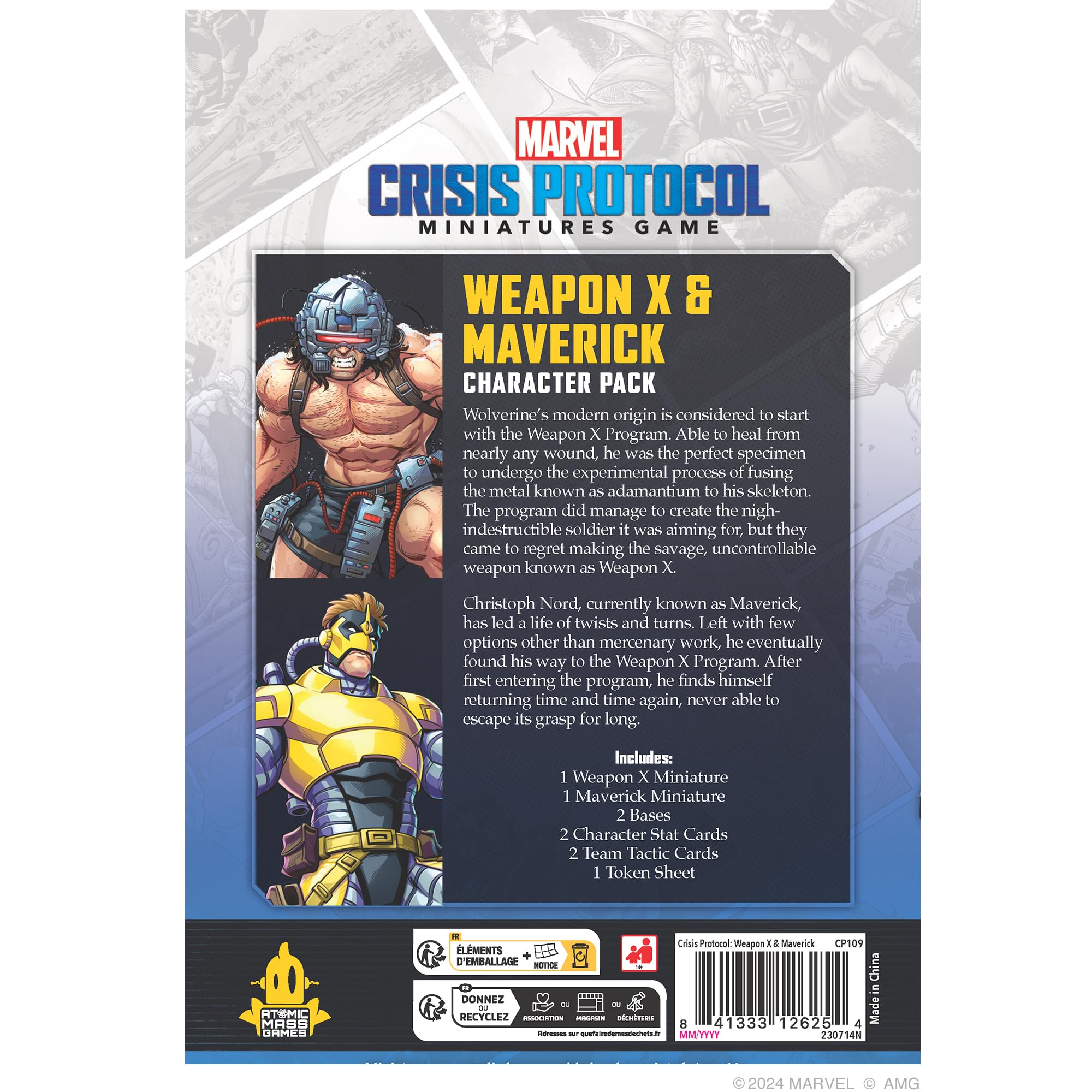 marvel-crisis-protocol-weapon-x-maverick-charakter-pack-erweiterung image 2