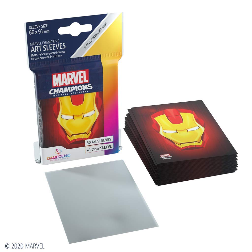 gamegenic-marvel-champions-sleeves-iron-man-50-st-ck image 2