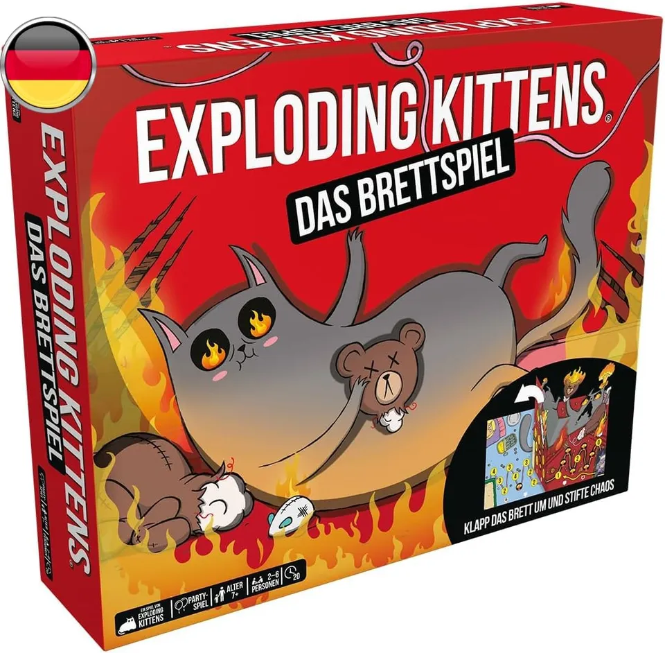 exploding-kittens-das-brettspiel-gesellschaftsspiel-deutsch-3d-spielfeld image 1