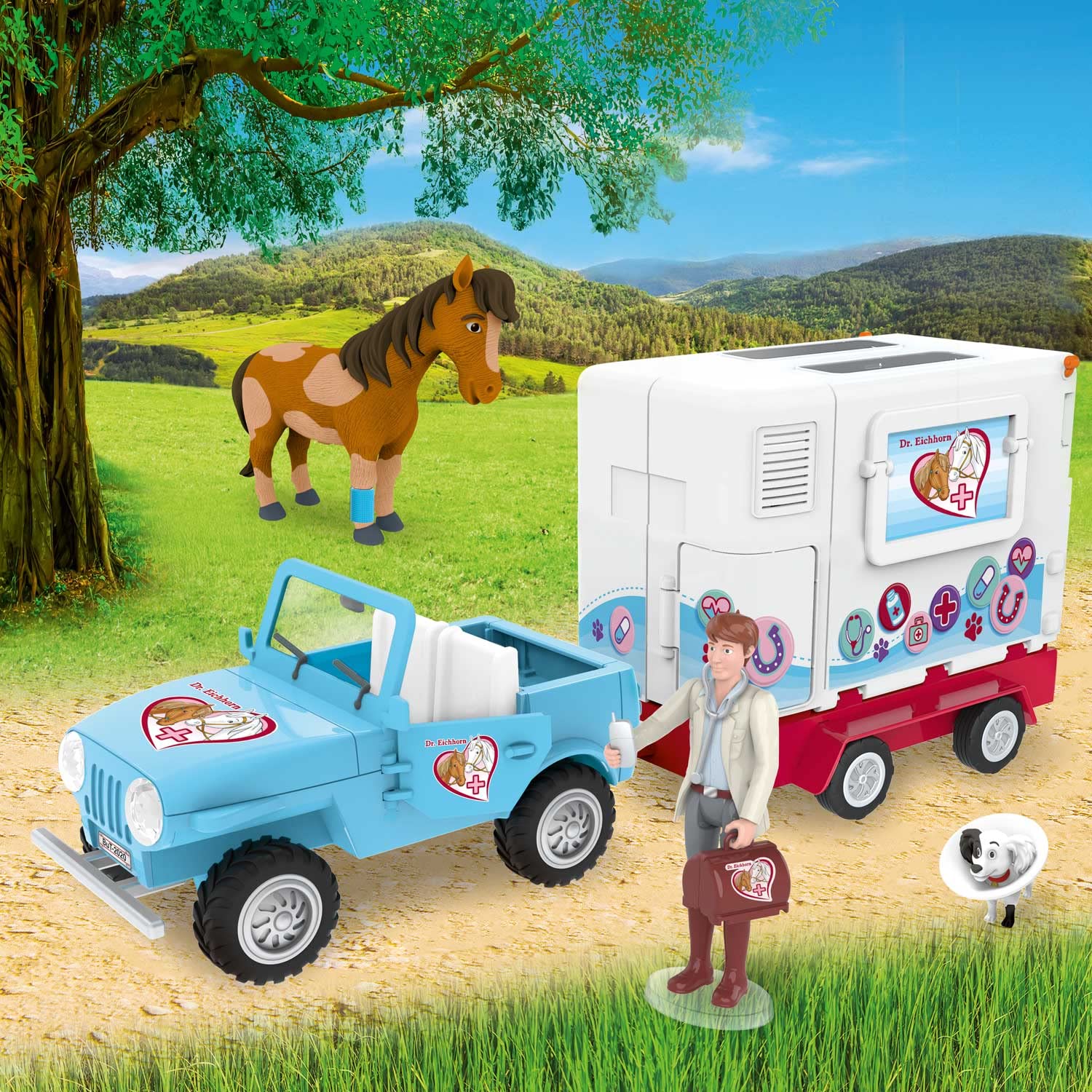 craze-galupy-bibi-tina-spielset-mobile-tierarzt-station-dr-eichhorn image 4