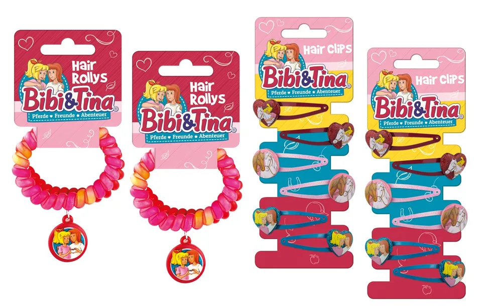 craze-galupy-unicorn-bibi-und-tina-haarset-16-teilig-bunt image 1