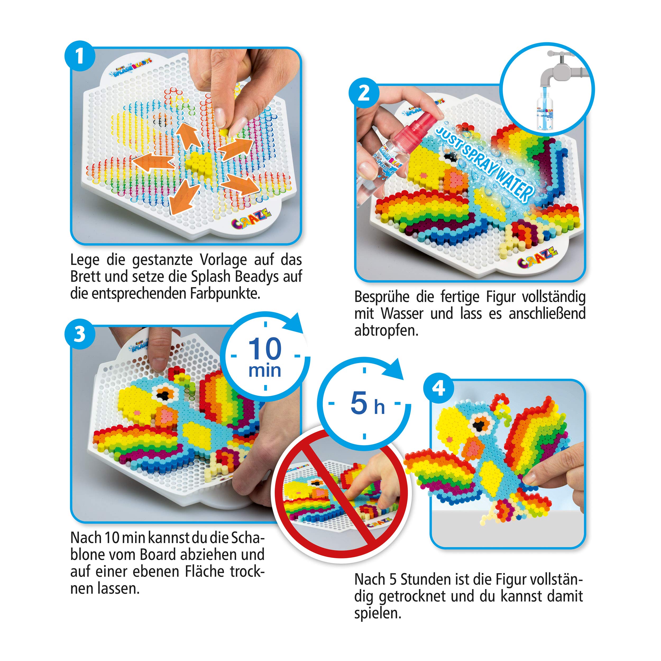 craze-splash-beadys-starter-pack-steckperlen-set image 8