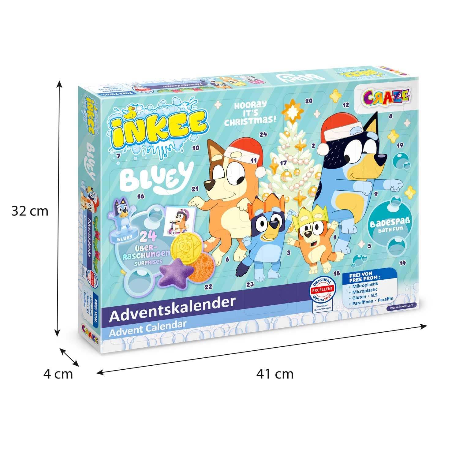 craze-inkee-bluey-adventskalender-2026-badespa-24-teile image 8