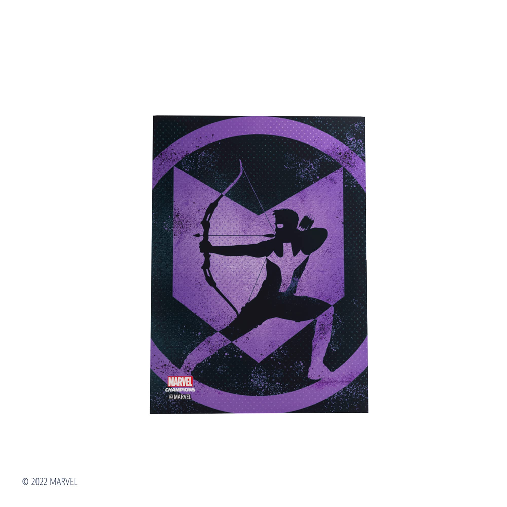 gamegenic-marvel-champions-sleeves-hawkeye-kartenh-llen-50er-grau image 4