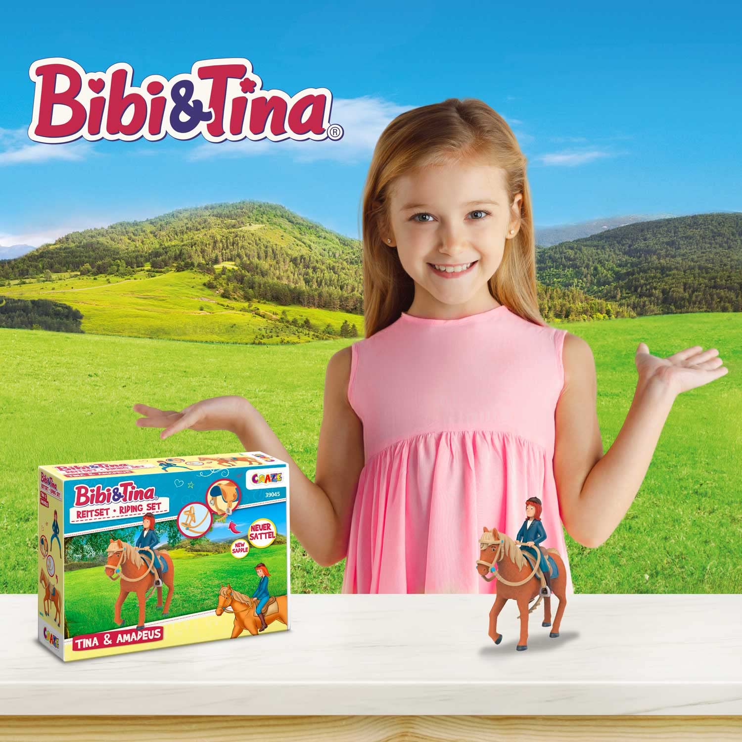 craze-bibi-und-tina-riding-set-tina-spielfigur-mit-pferd-amadeus image 5