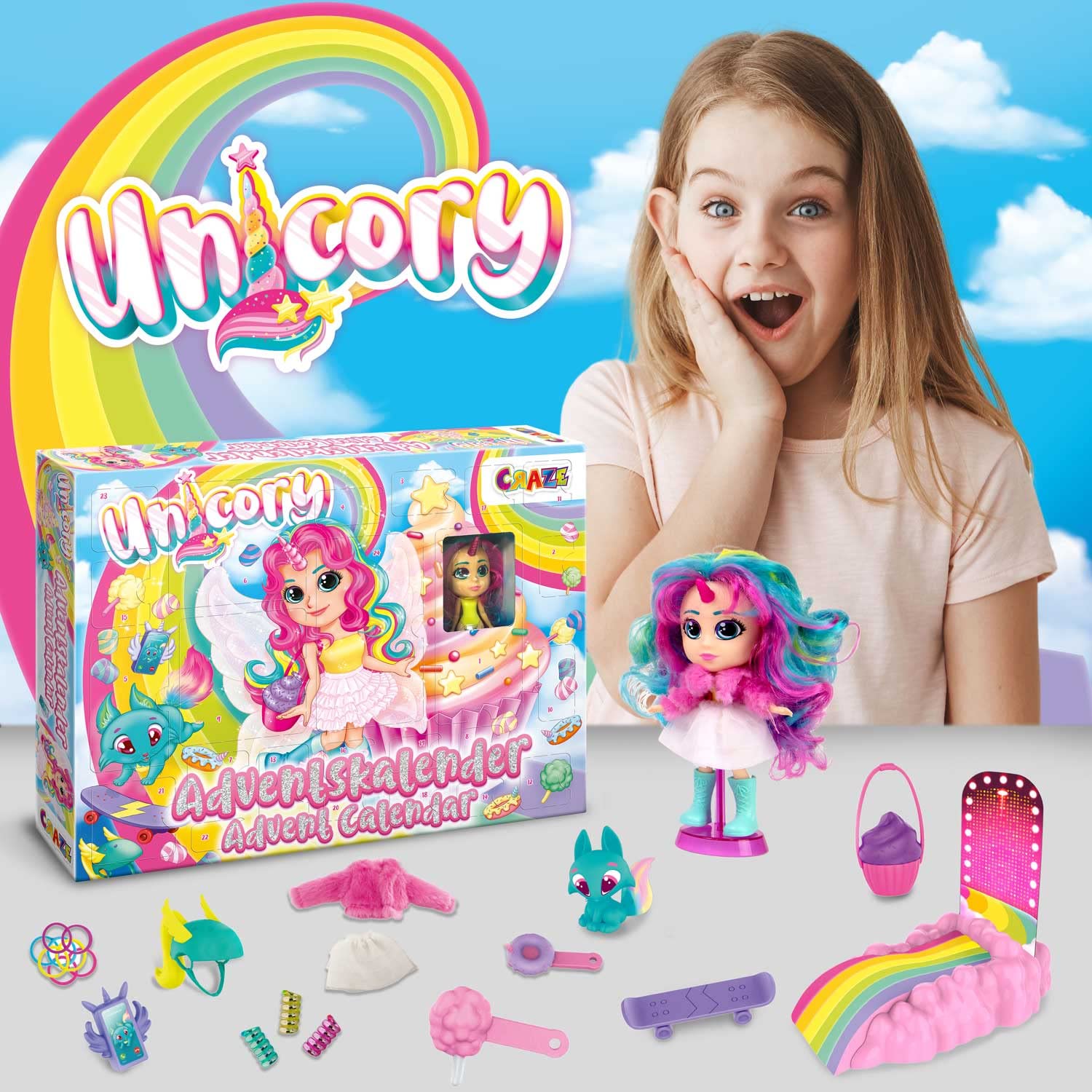 craze-unicory-spielzeug-adventskalender-einhorn-24-puppe image 5