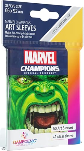 gamegenic-marvel-champions-hulk-kartenh-llen-50-1-matt-grau image 5