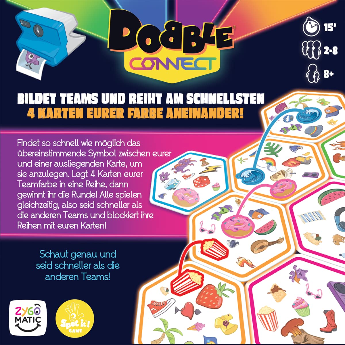 asmodee-dobble-connect-kartenspiel-teamspiel-2-8-spieler image 2