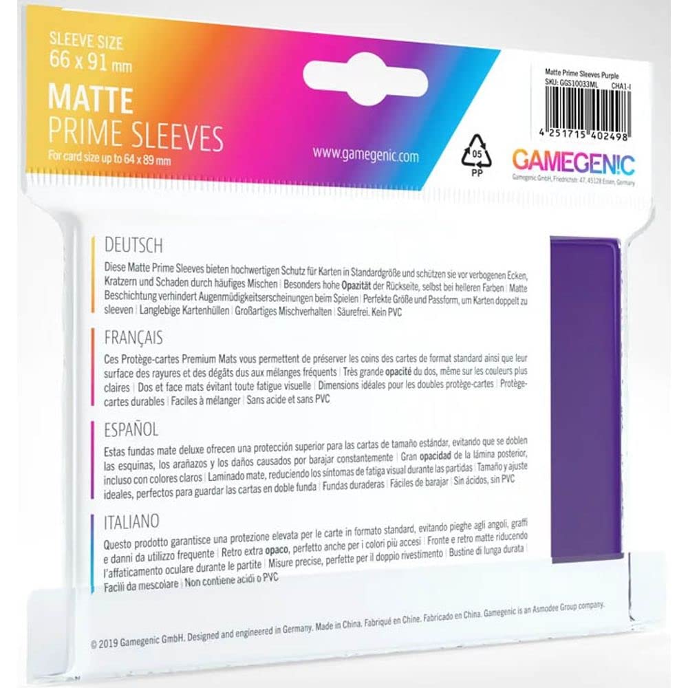 gamegenic-matte-prime-sleeves-violett-100-kartenh-llen image 2