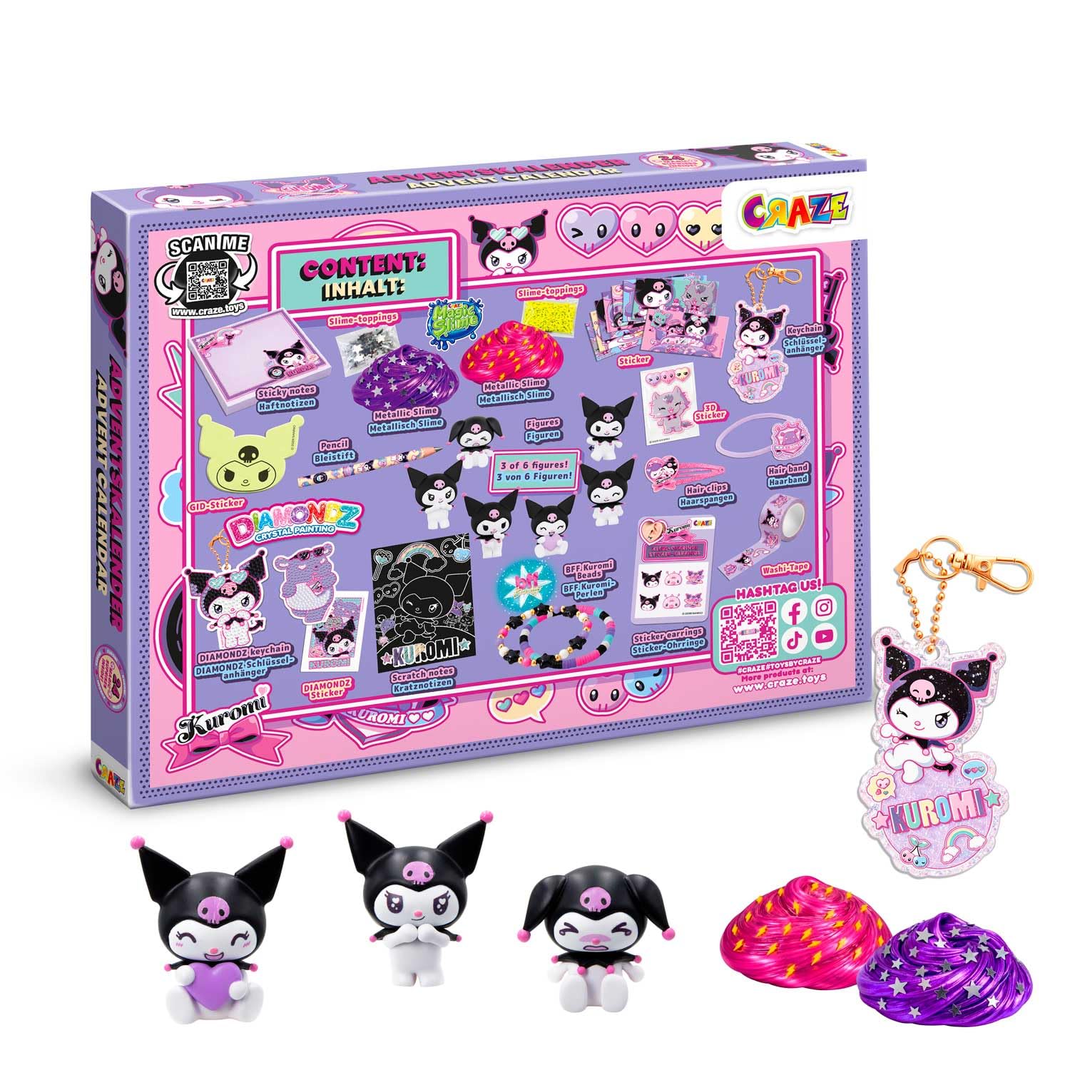 craze-kuromi-adventskalender-2026-m-dchen-24-berraschungen image 2