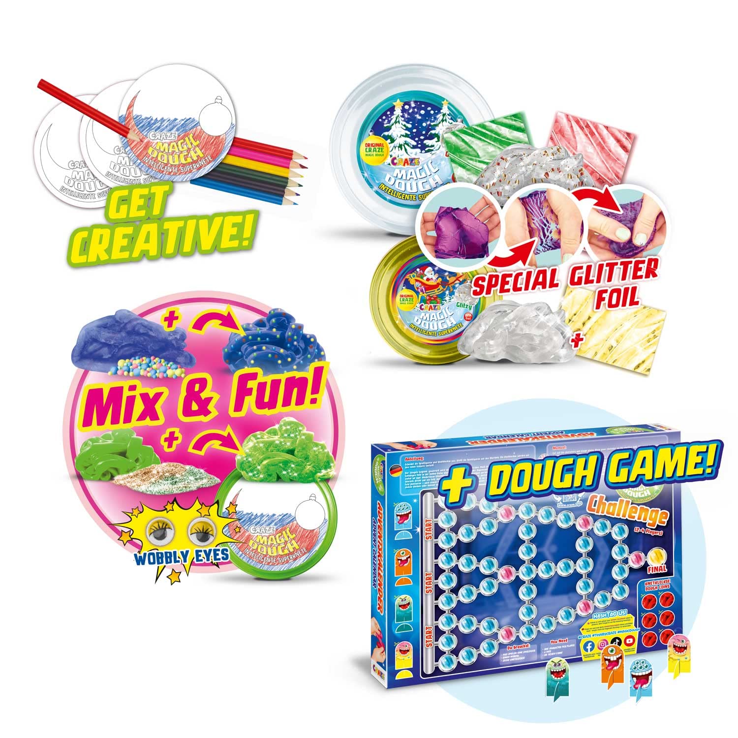 craze-magic-dough-adventskalender-kinder-24-t-rchen-knete image 4