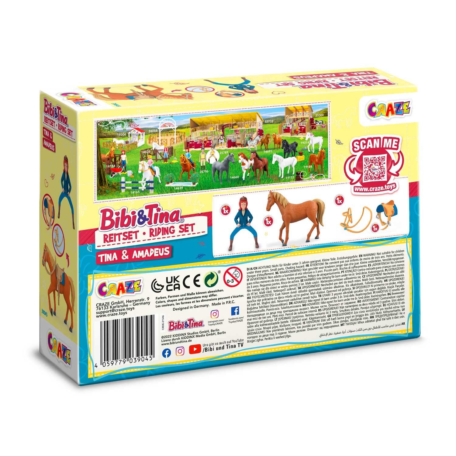 craze-bibi-und-tina-riding-set-tina-spielfigur-mit-pferd-amadeus image 2