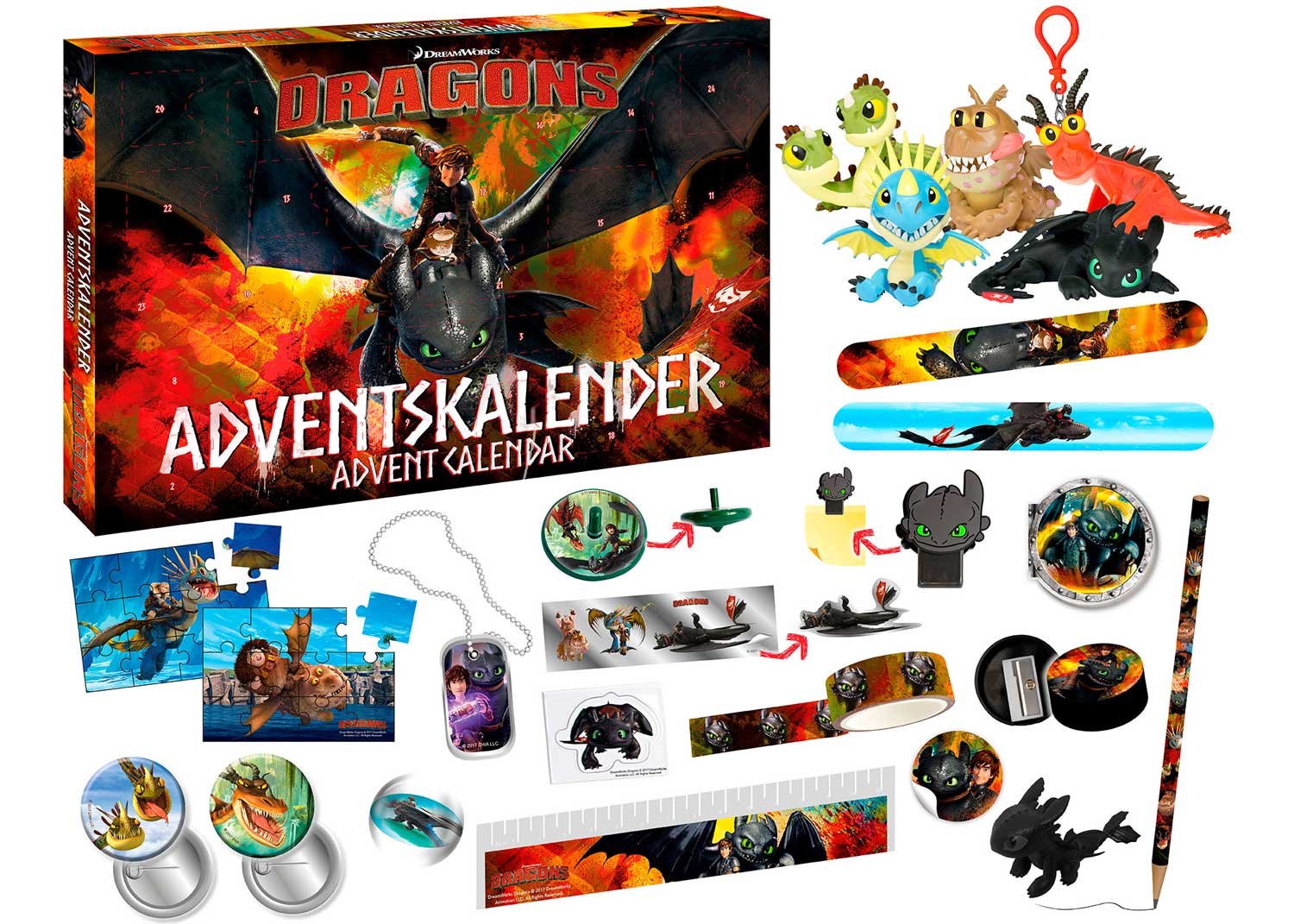 craze-adventskalender-57323-dragons-spielzeug-24-t-rchen image 2