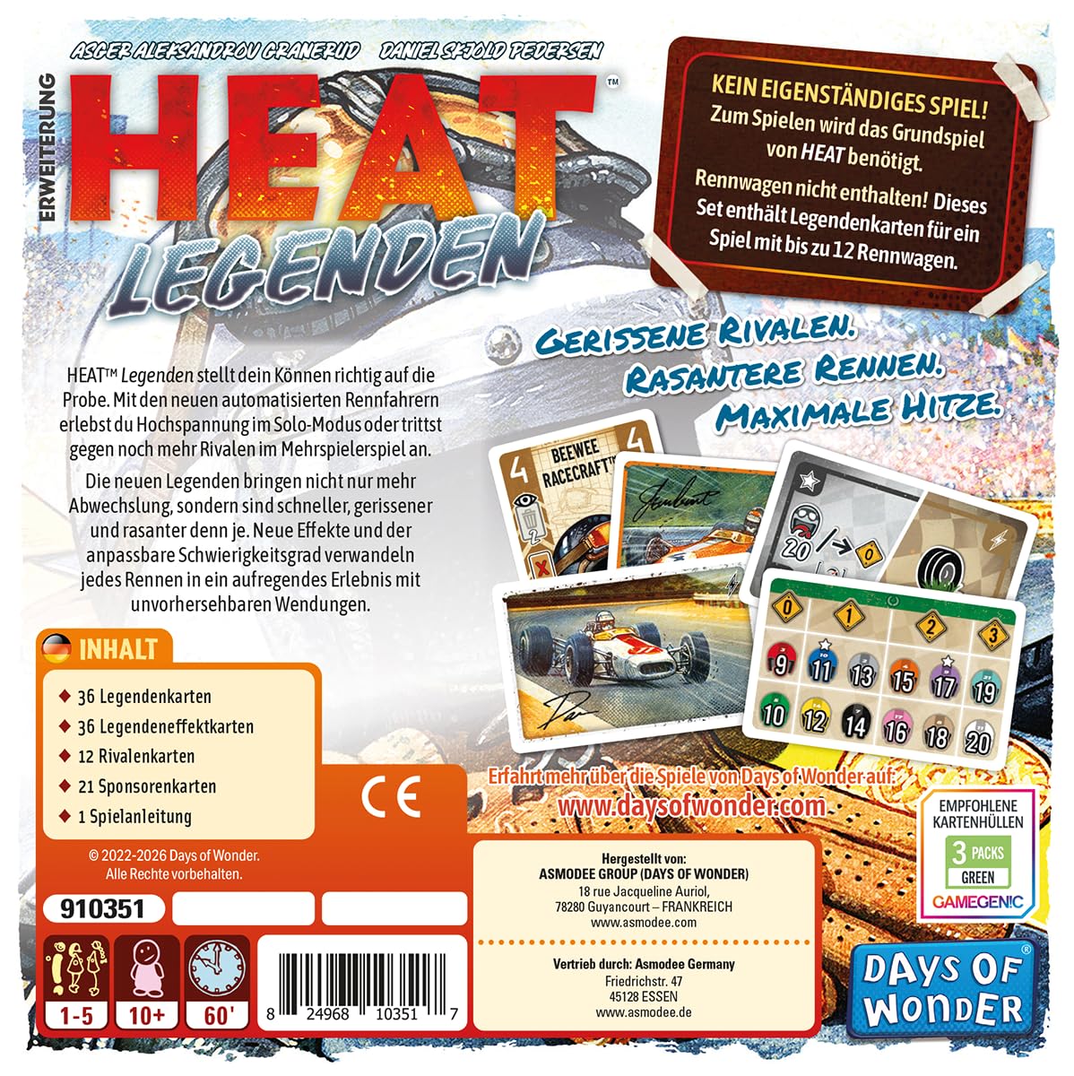 days-of-wonder-heat-legenden-erweiterung-kennerspiel-deutsch image 4