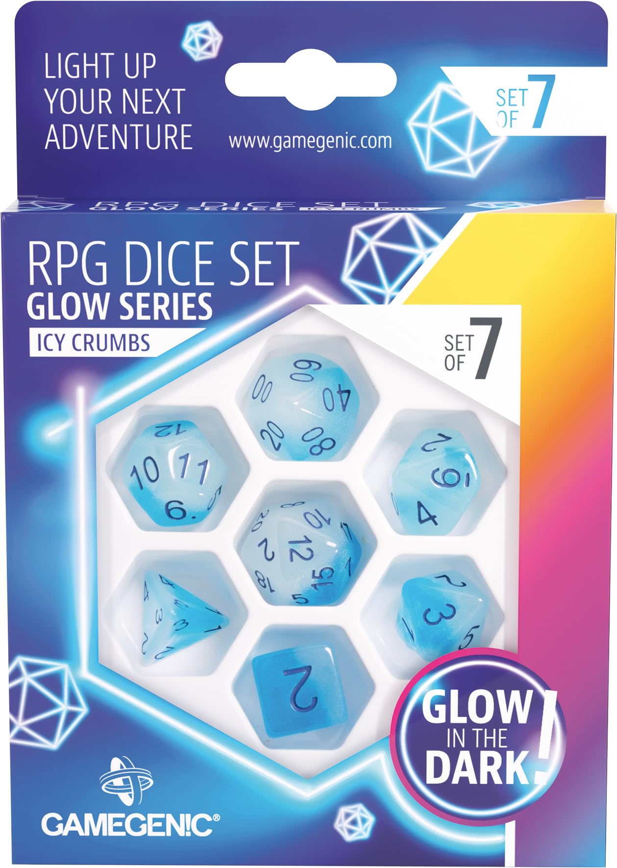 gamegenic-glow-icy-crumbs-w-rfelset-7-teilig-leuchtend image 2