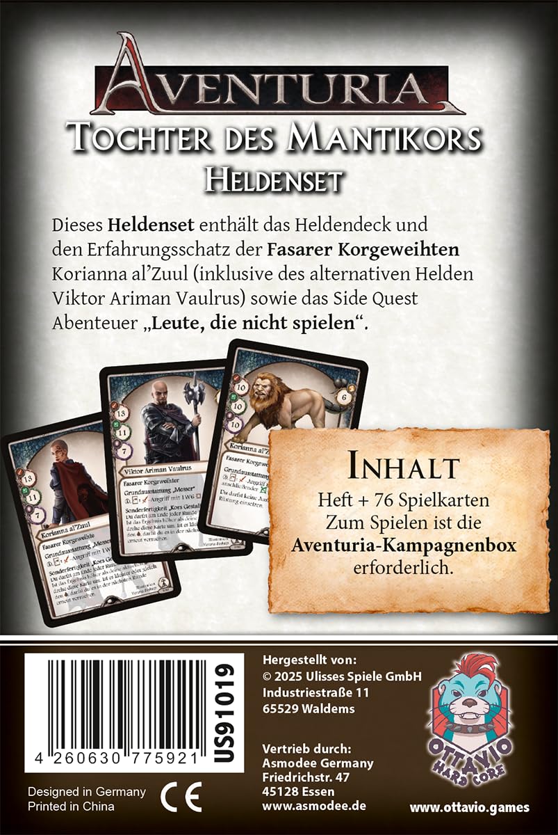 ottavio-aventuria-tochter-des-mantikors-heldenset-deutsch image 4