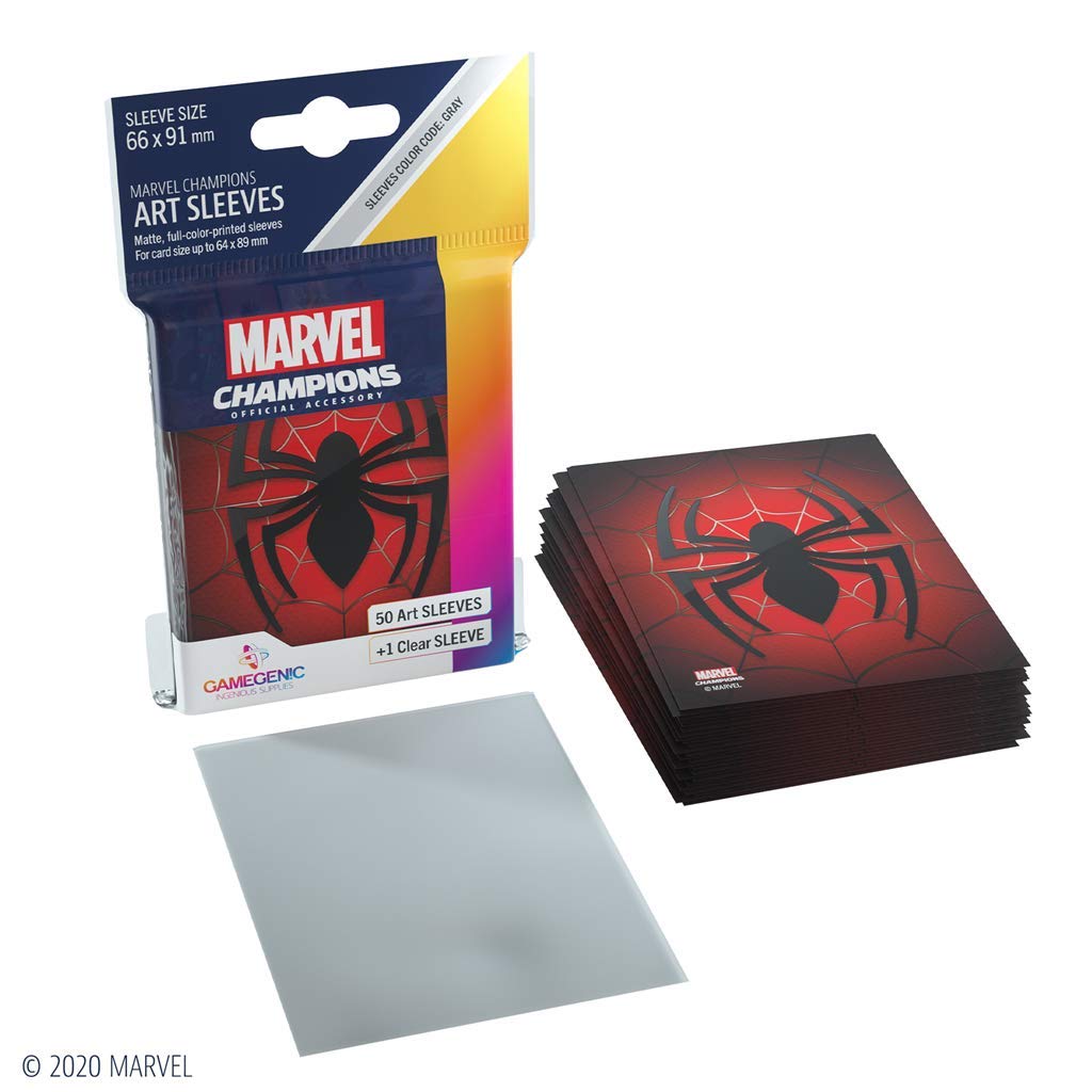 gamegenic-marvel-champions-art-sleeves-spider-man-51-stk image 2