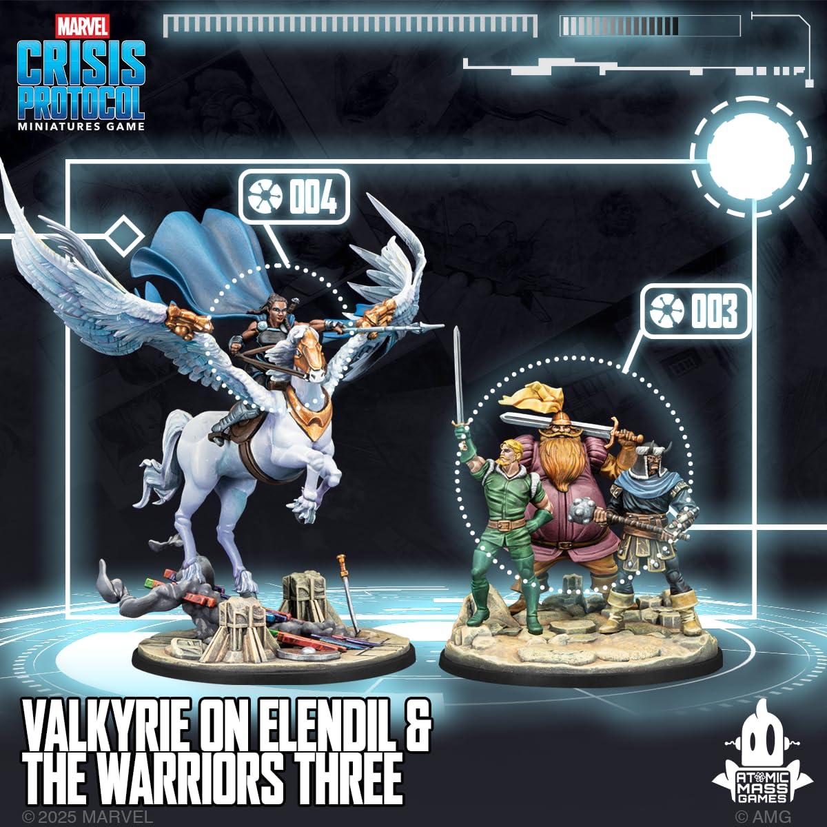 atomic-mass-marvel-crisis-protocol-valkyrie-warriors-three-miniaturen image 6