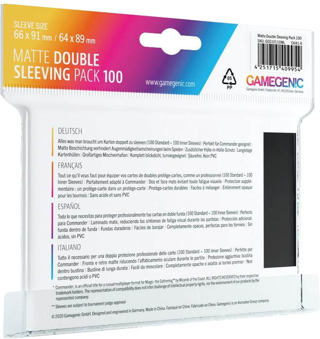 gamegenic-matte-double-sleeving-pack-100-schwarz-zubeh-r image 6