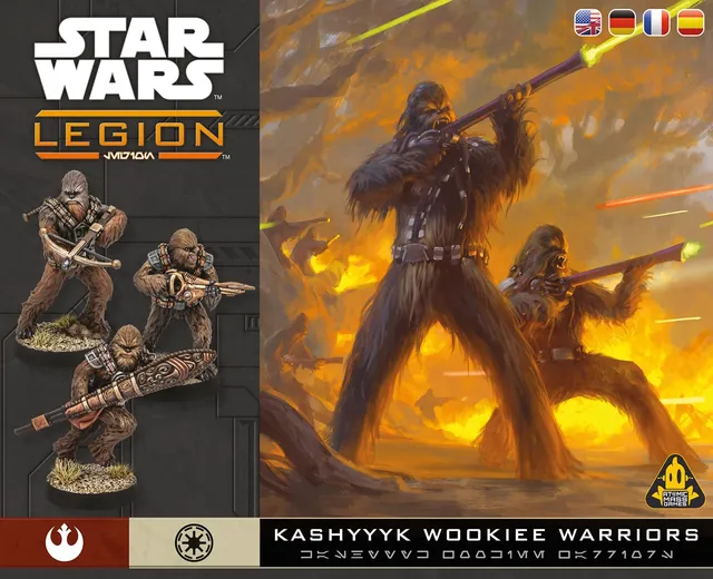 star-wars-legion-kashyyyk-wookiee-krieger-tabletop-erweiterung-6-figuren image 1