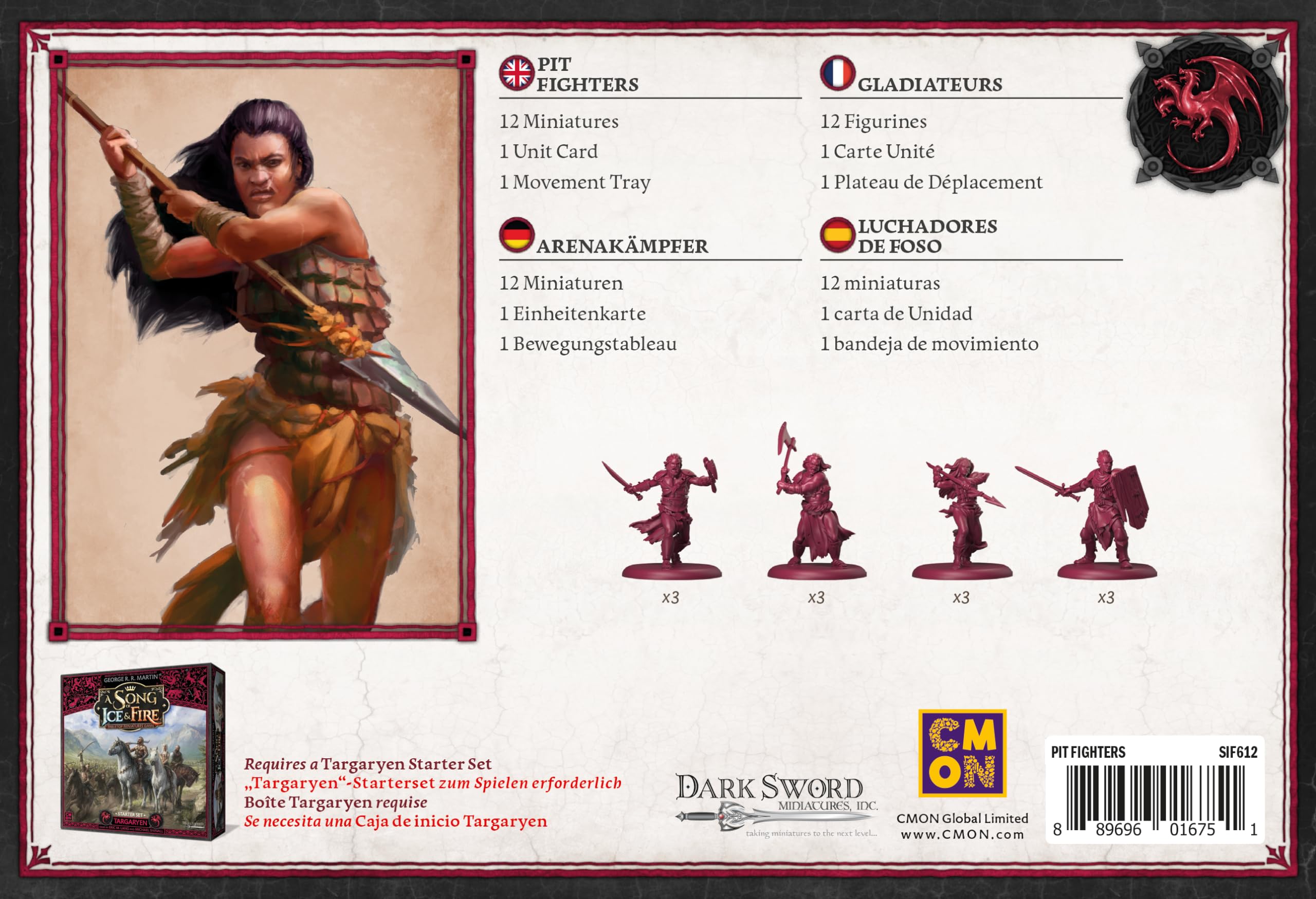 cmon-a-song-of-ice-fire-pit-fighters-targaryen-erweiterung image 4