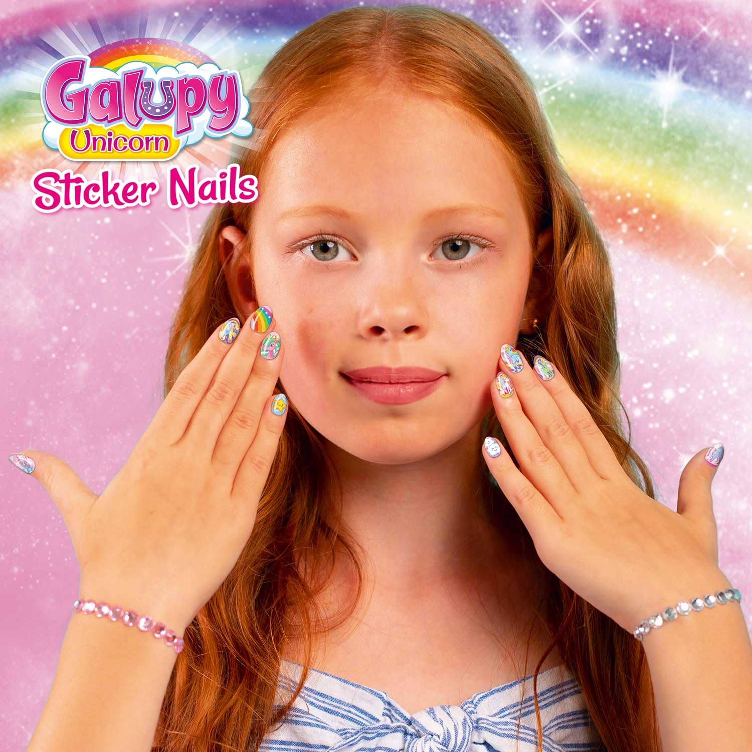craze-galupy-unicorn-kindern-gel-zum-aufkleben-144er-pack-glitzer image 3