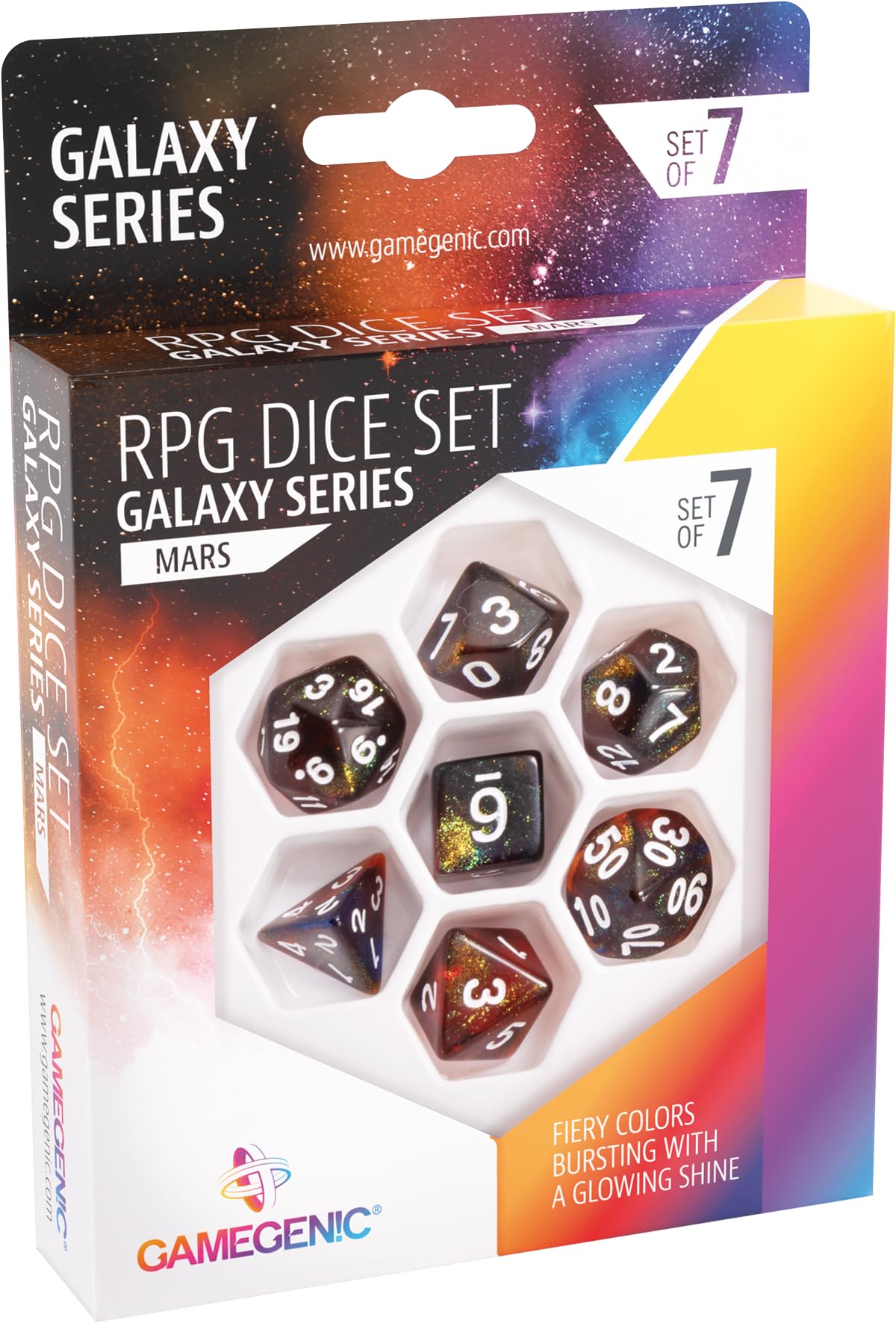 gamegenic-galaxy-mars-rpg-dice-set-7-resin-w-rfel image 1