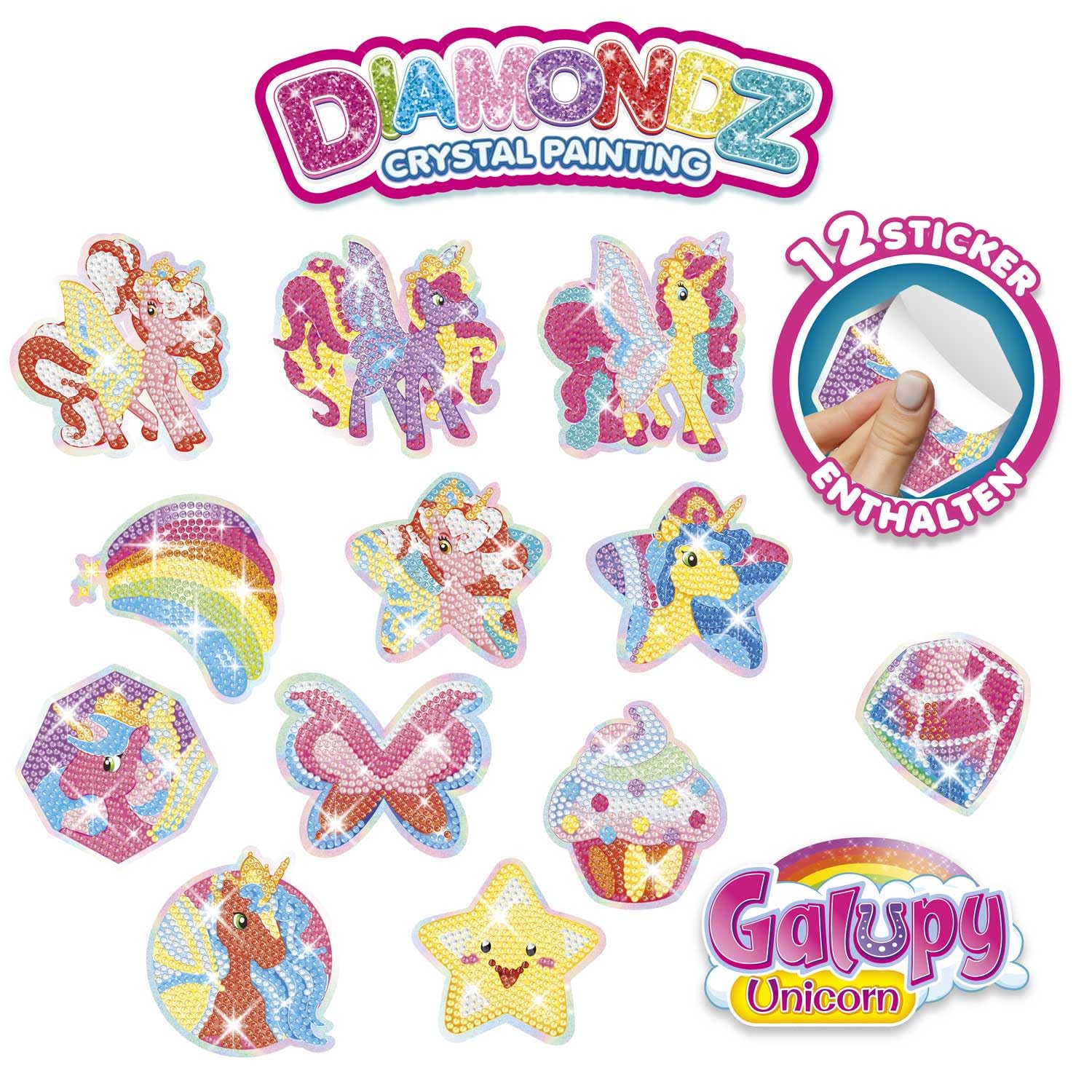 craze-diamondz-galupy-unicorn-mega-set-sticker image 2