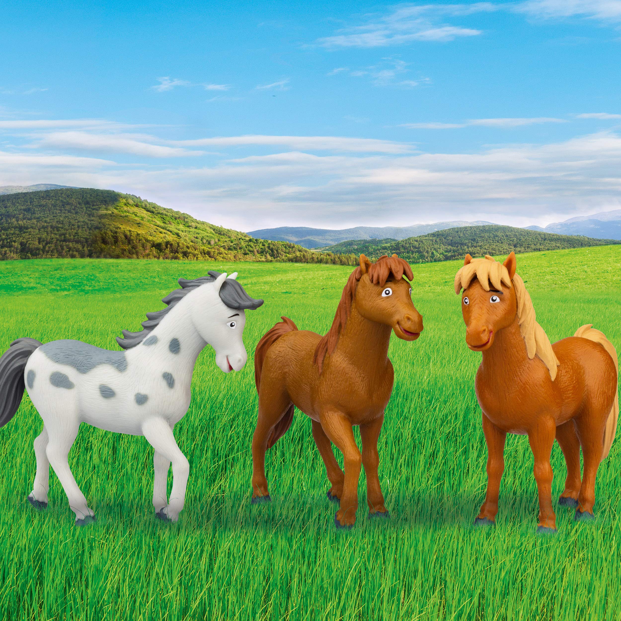craze-bibi-tina-14691-ponyset-3-ponyfiguren-snoopy-max-moritz image 3