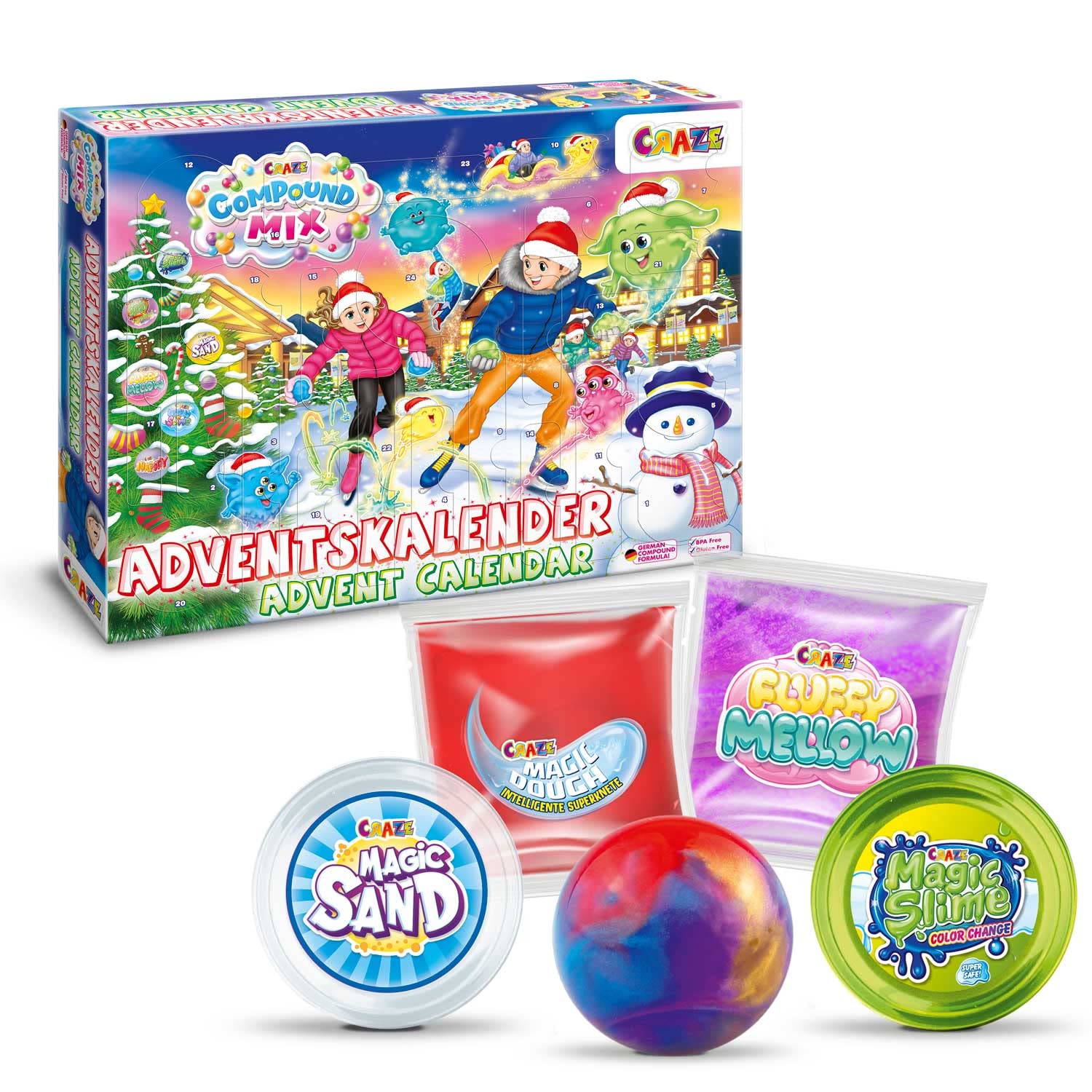 craze-magic-dough-mix-compound-adventskalender-24-t-rchen-knete image 1