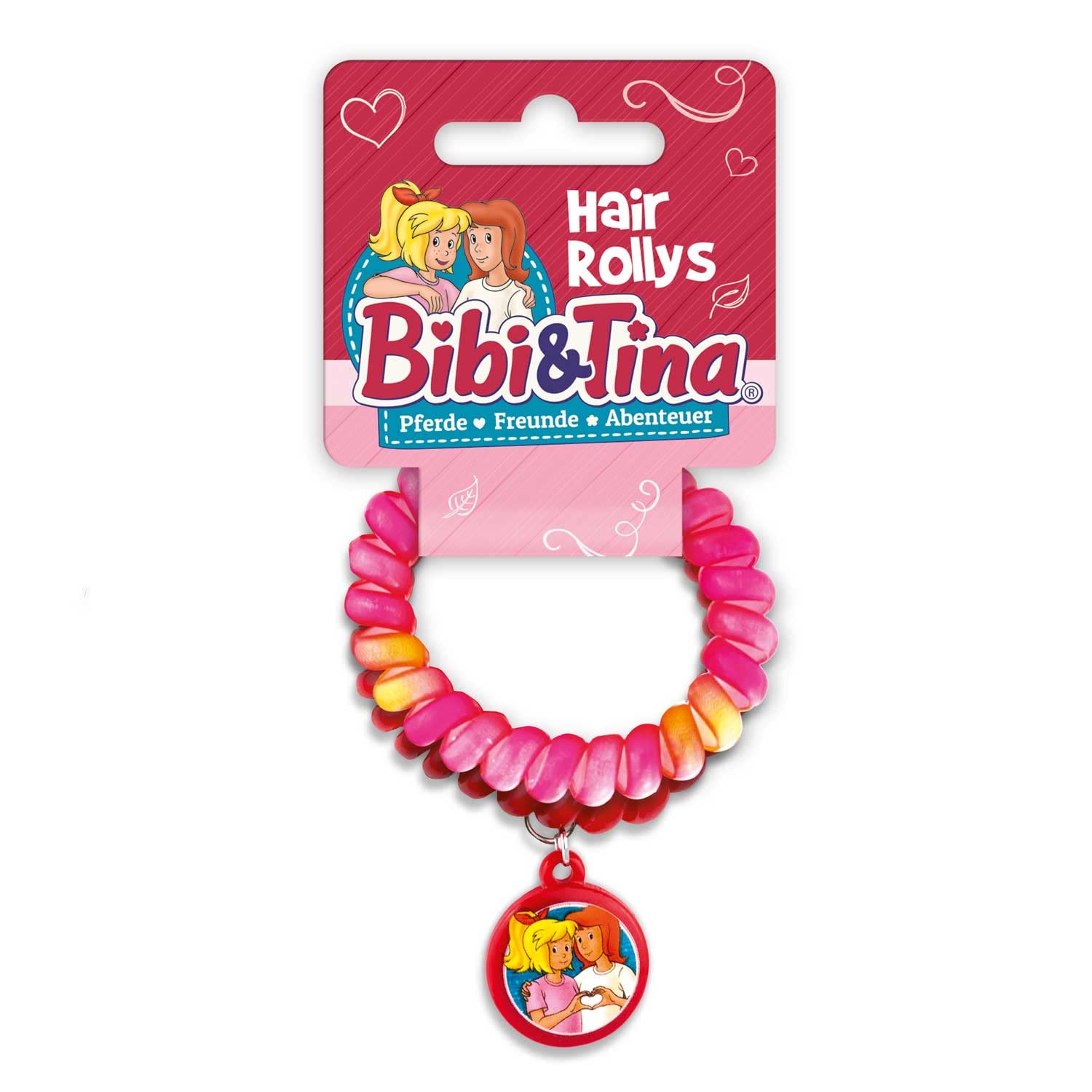 craze-bibi-tina-haargummis-4er-set-pink-rot-klein image 2