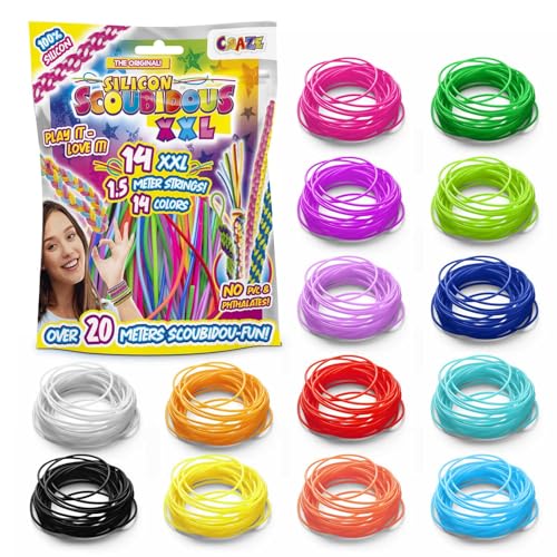 craze-scoubidou-b-nder-set-xxl-14-silikonb-nder-bastelset image 8