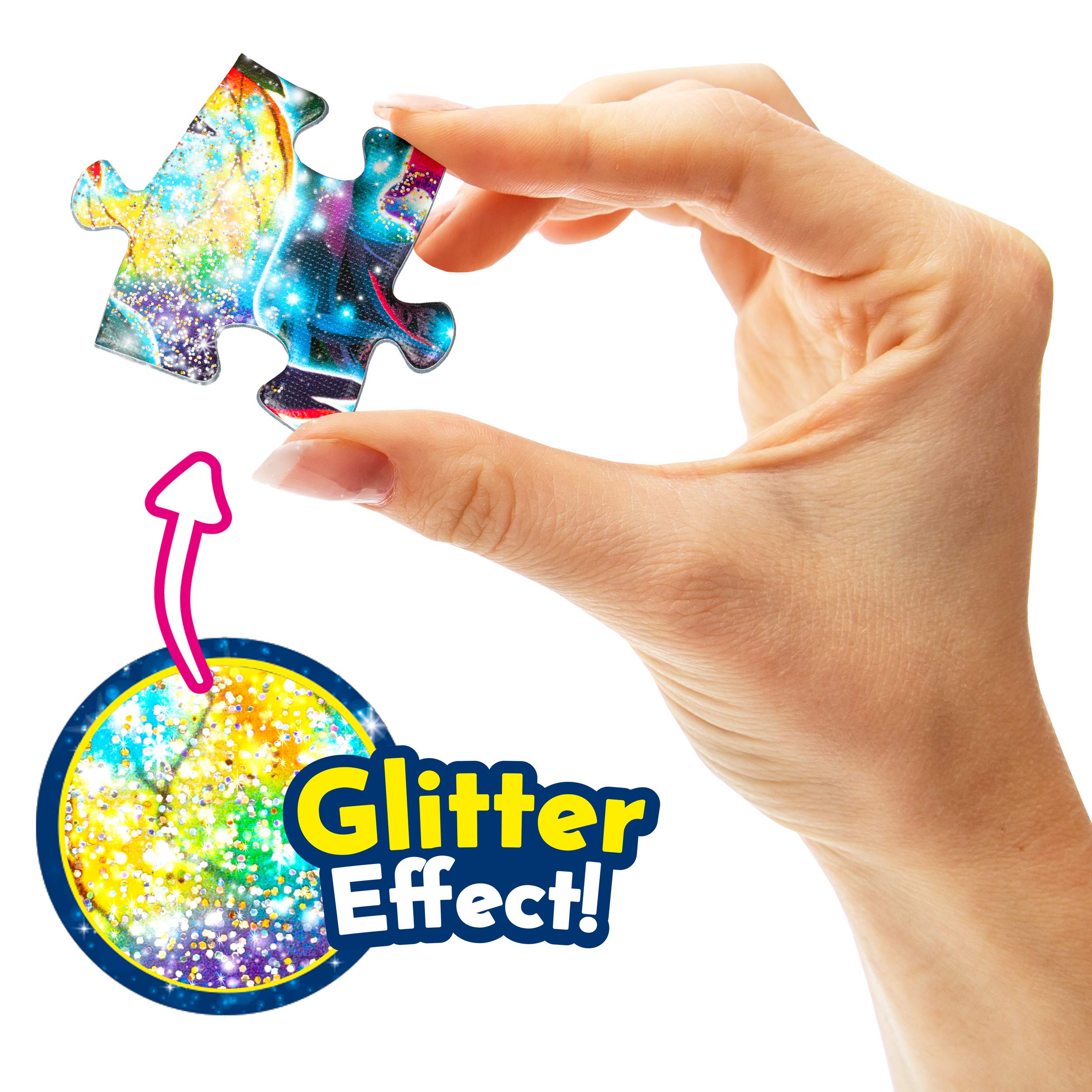 craze-puzzle-mystic-lake-30196-200-teile-mit-glitzer-einhorn image 4