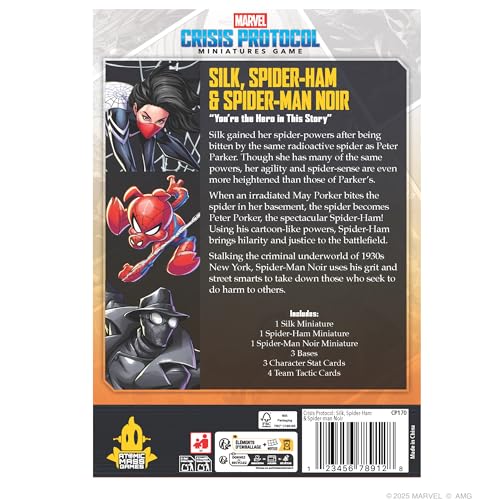 marvel-crisis-protocol-silk-spider-ham-spider-man-noir-pack image 7