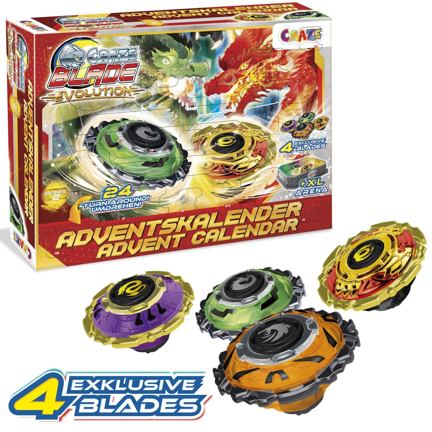 craze-blade-evolution-adventskalender-kampfkreisel-arena-24-tlg image 2