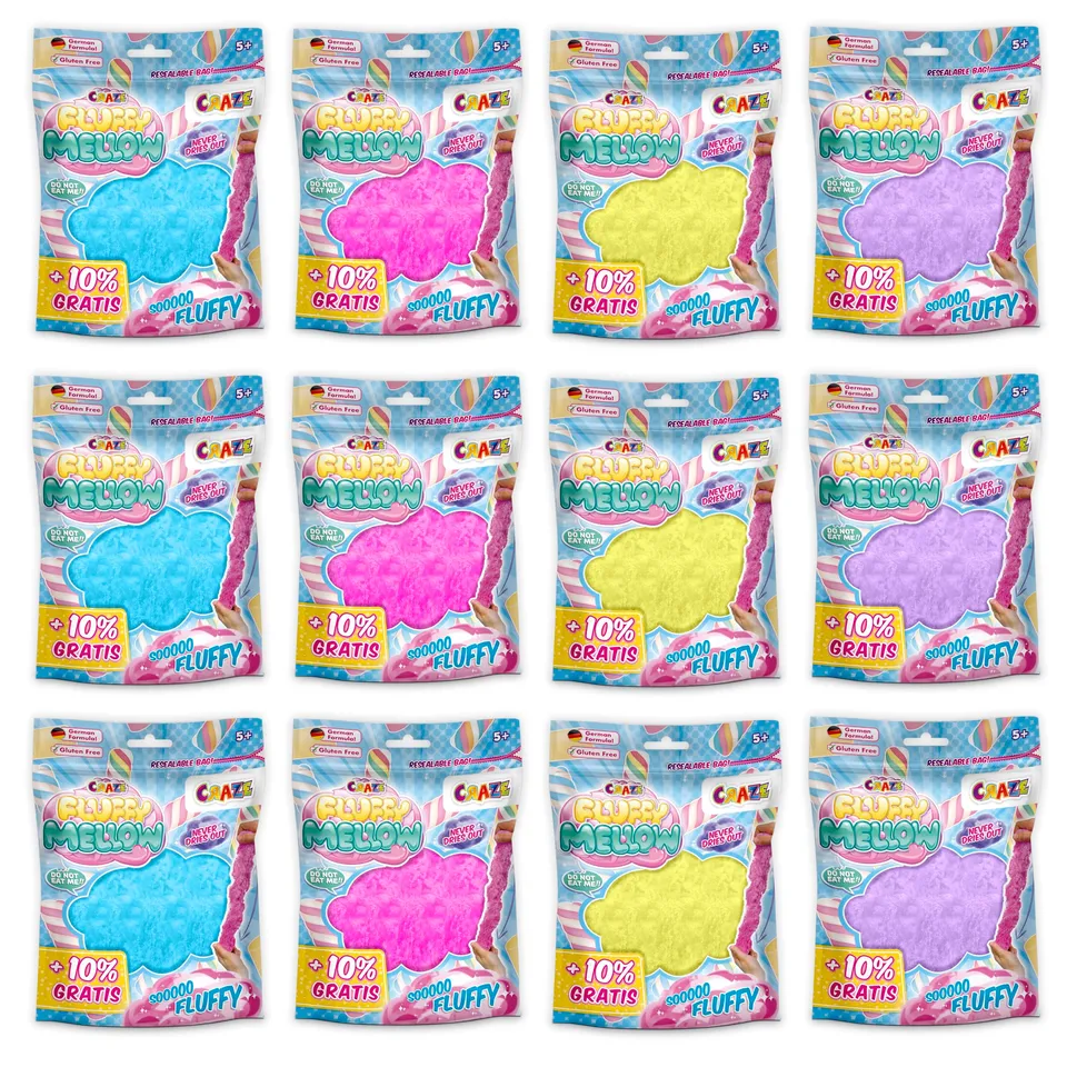 craze-magic-dough-fluffy-mellow-knete-12er-set-12x25g-pastell image 1