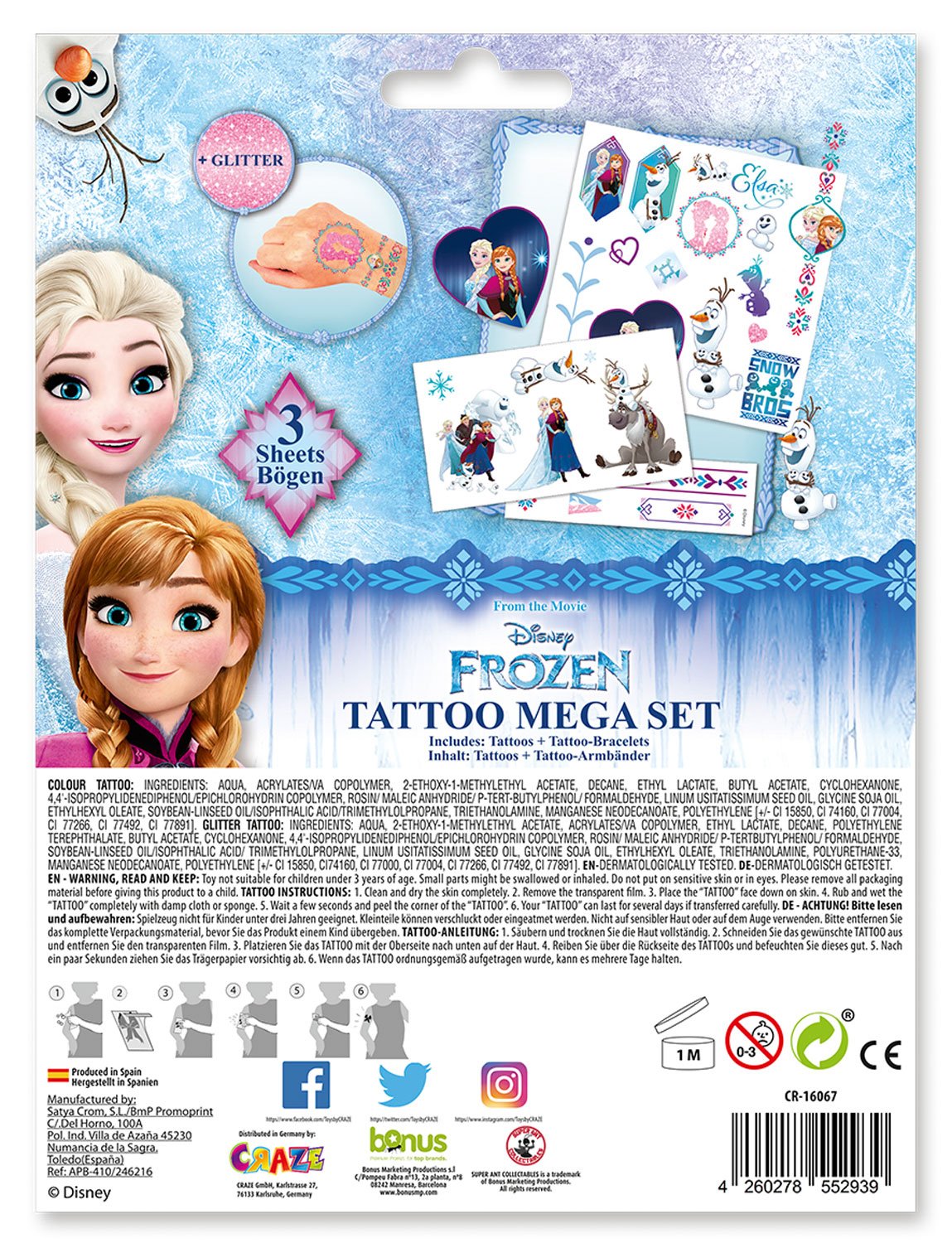 craze-diamondz-frozen-tattoo-mega-set-3-b-gen-sortiert image 3