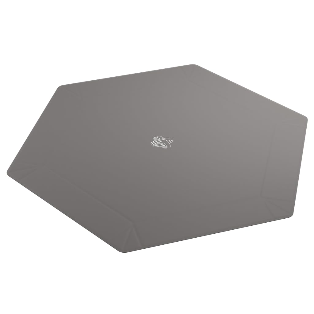 gamegenic-magnetic-dice-tray-hexagonal-w-rfelschale-schwarz-grau image 1