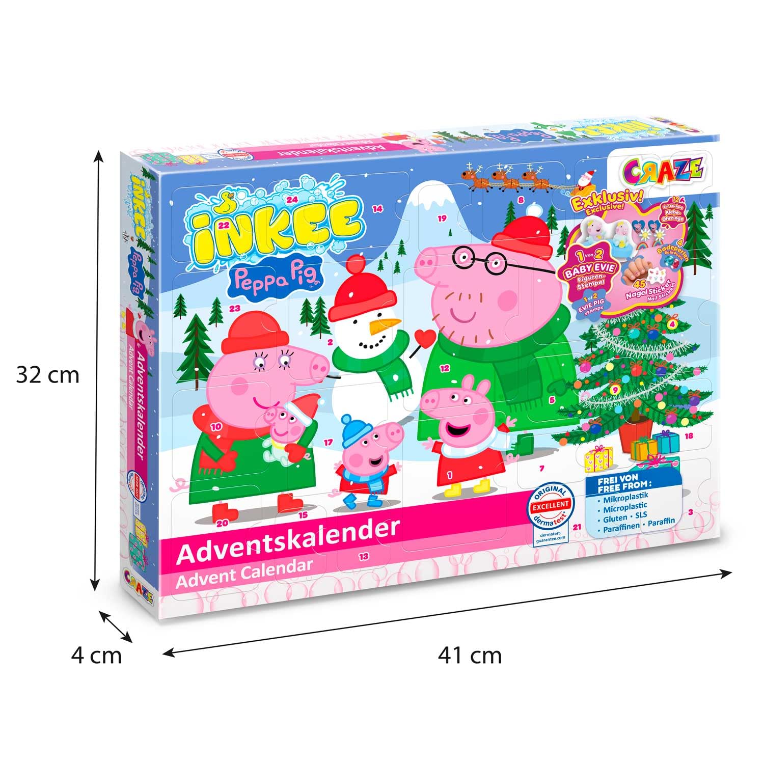 craze-inkee-peppa-pig-adventskalender-2026-bade-berraschungen image 8