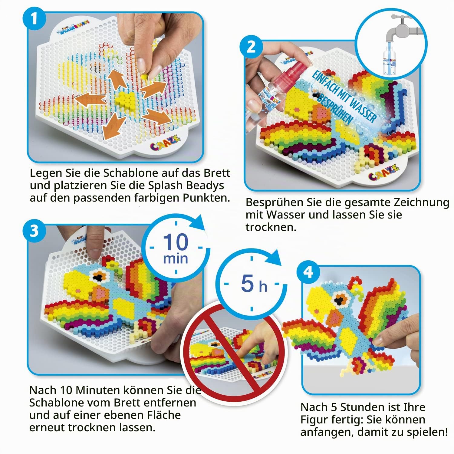 craze-splash-beadys-refill-set-steckperlen-blau-nachf-llpack image 4