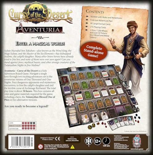 asmodee-ottavio-aventuria-curse-of-the-desert-solo-brettspiel-englisch image 8