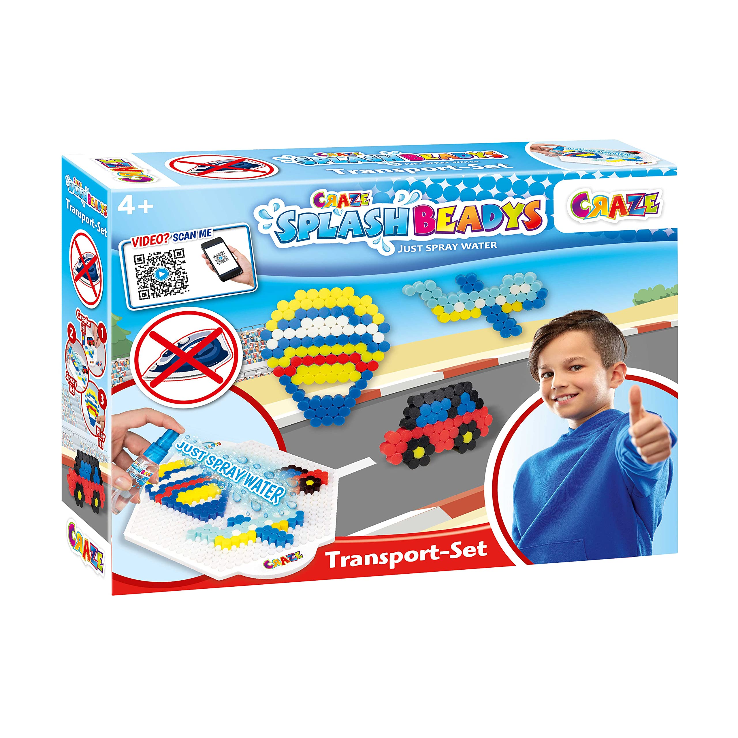 craze-splash-beadys-transport-set-32473-b-gelperlen-auto image 1