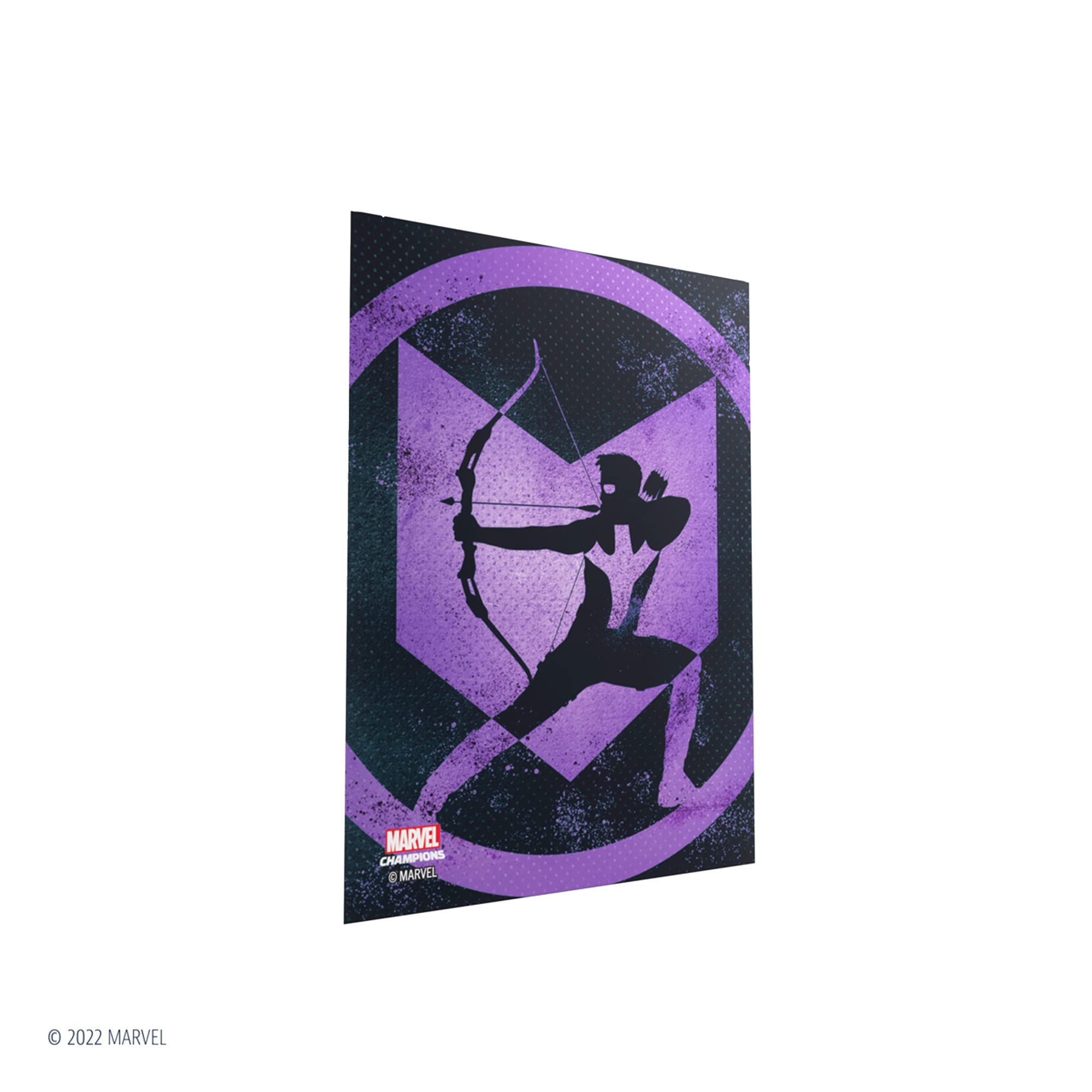 gamegenic-marvel-champions-sleeves-hawkeye-kartenh-llen-50er-grau image 5