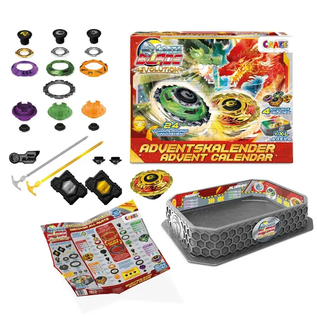 craze-blade-evolution-adventskalender-kampfkreisel-arena-24-tlg image 1