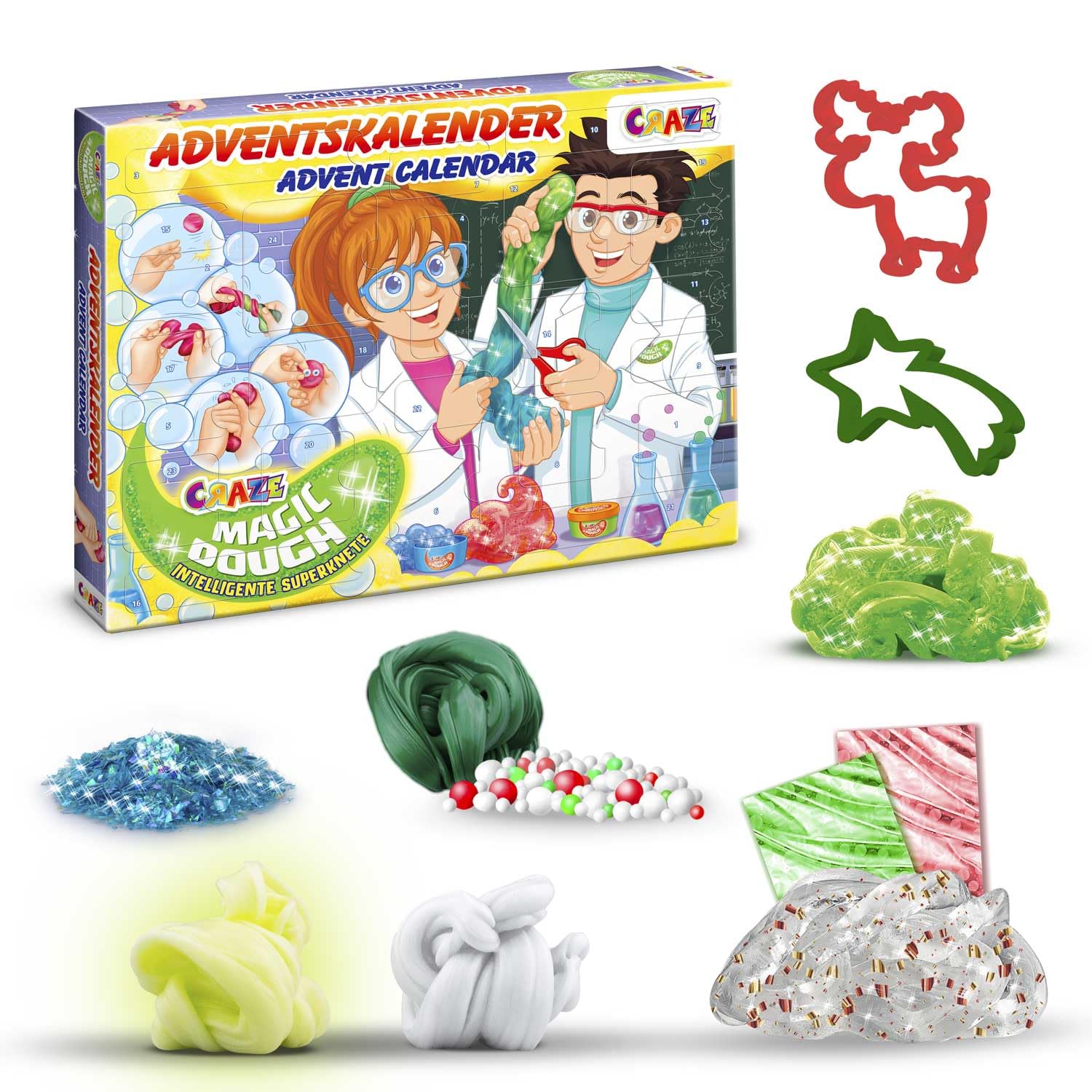 craze-magic-dough-adventskalender-2026-knete-24-t-rchen-ab-3-jahren image 1