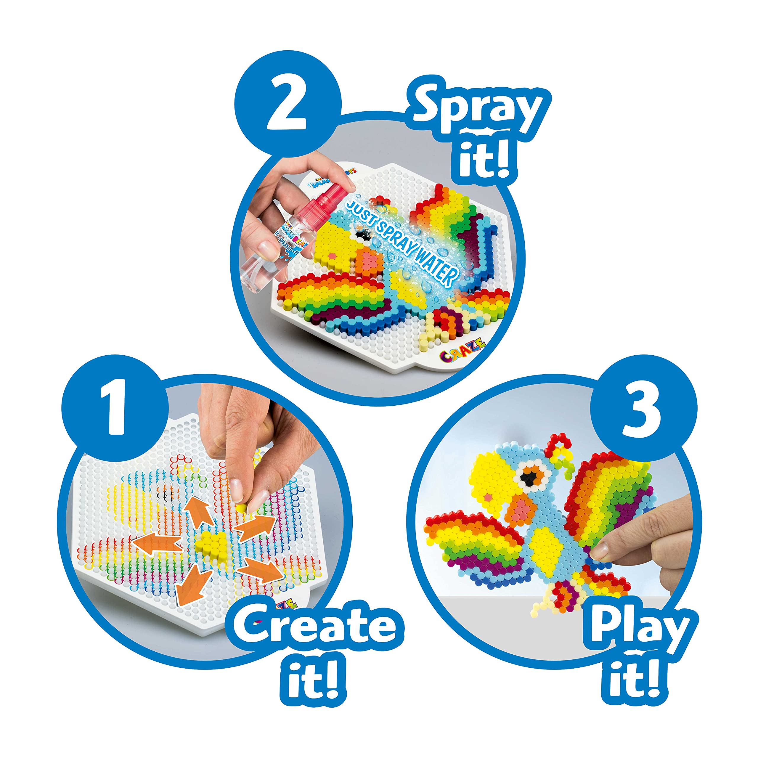 craze-splash-beadys-funny-set-bastelset-smiley-panda-eis image 5
