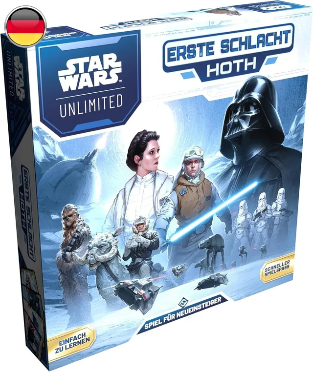 asmodee-star-wars-unlimited-erste-schlacht-hoth-kartenspiel-starter image 1