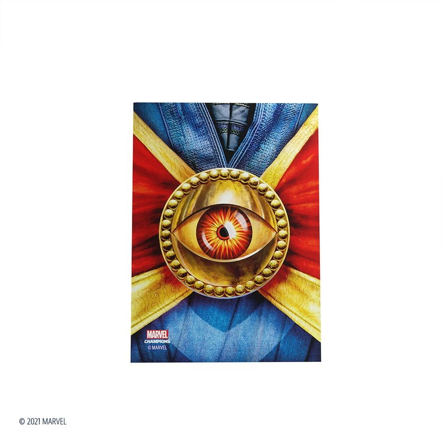 gamegenic-marvel-champions-sleeves-doctor-strange-grau-50-stk image 6