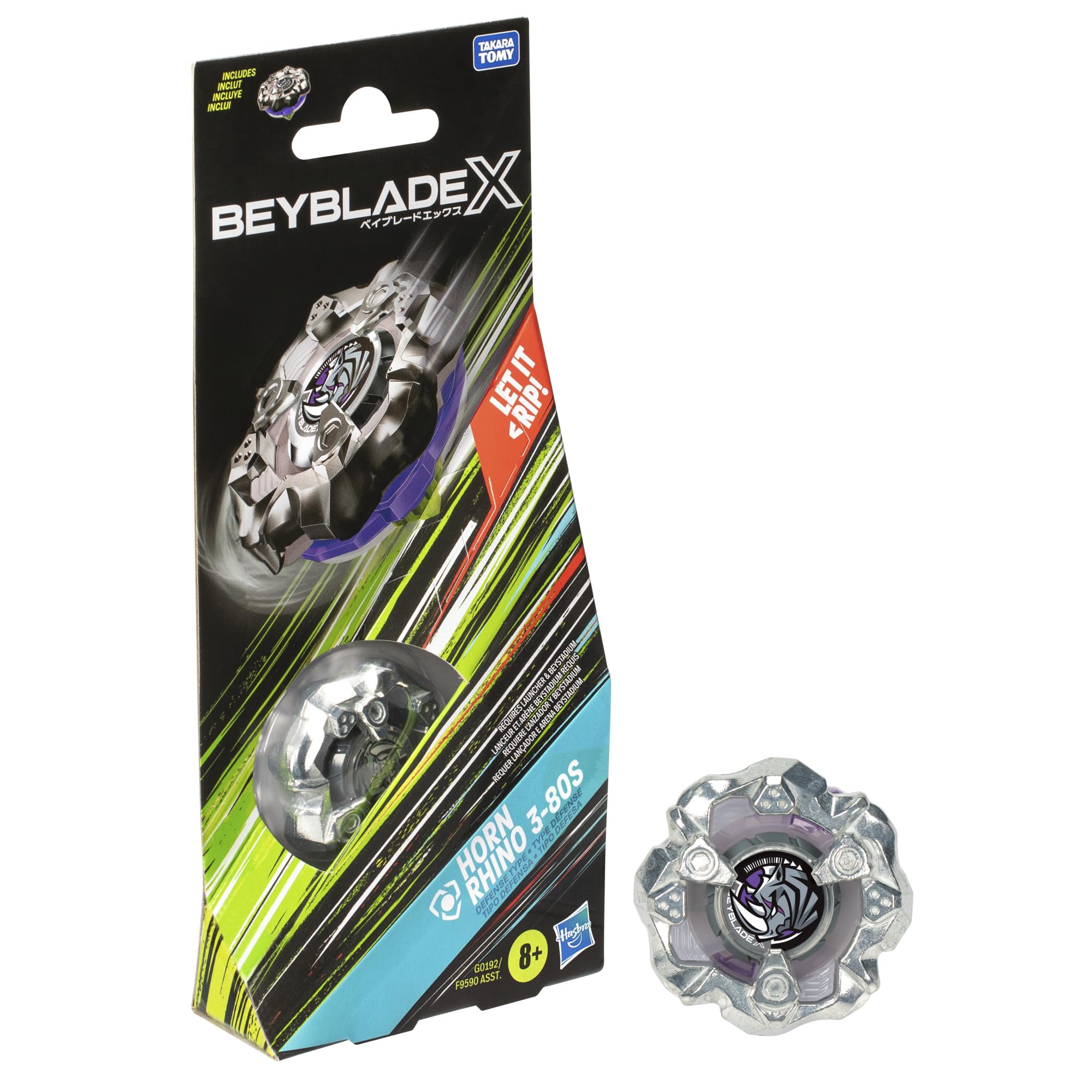 beyblade-x-horn-rhino-3-80s-kreisel-booster-abwehr-typ image 1
