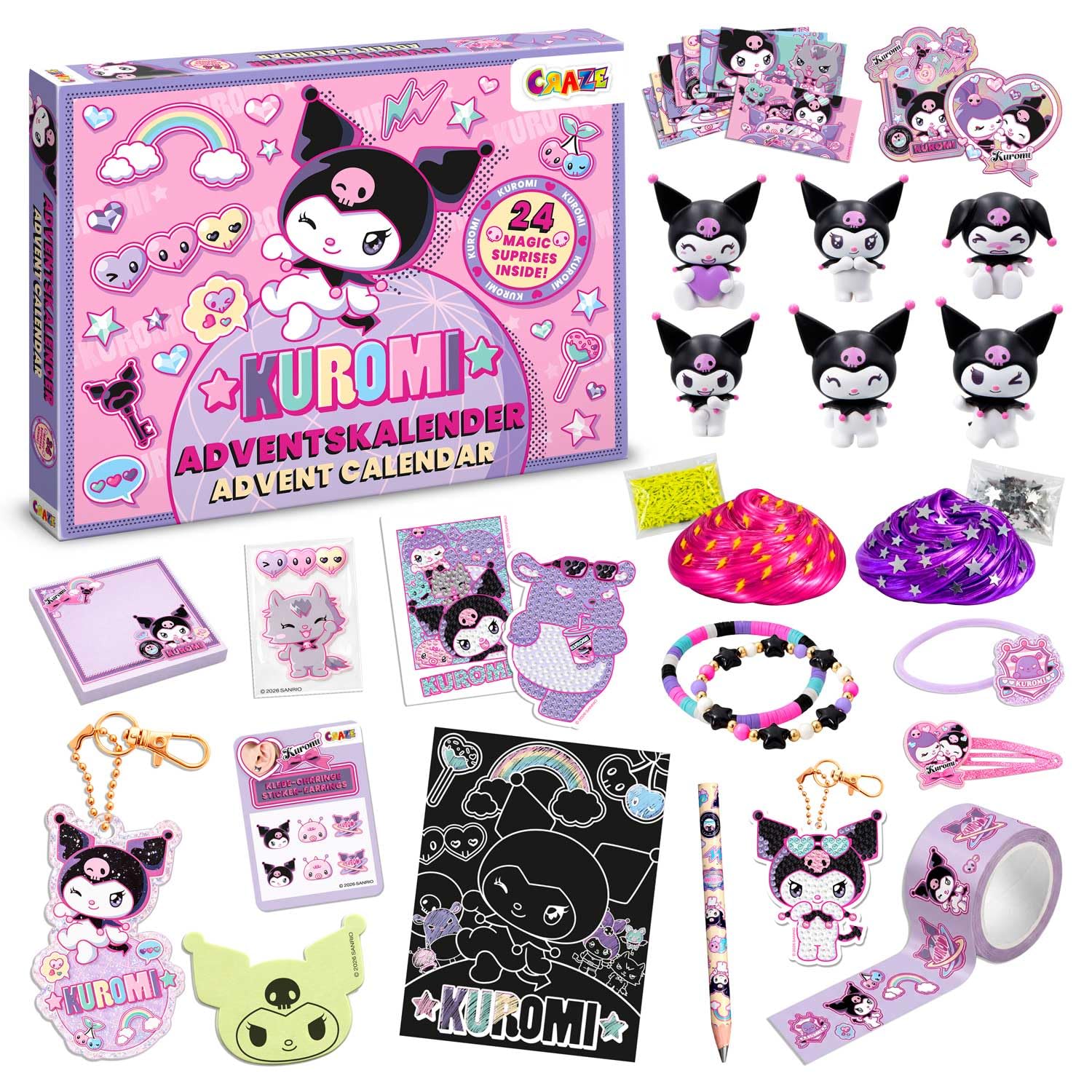 craze-kuromi-adventskalender-2026-m-dchen-24-berraschungen image 1